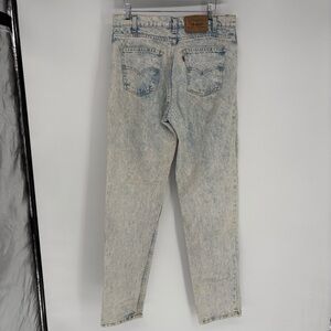 Vintage Levi’s Light Wash High Rise Straight Leg Jeans Orange Tag